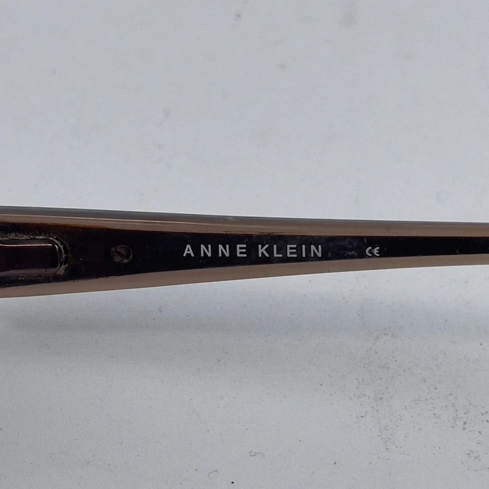 Anne Klein AK5003-208 Women Eyeglasses Frame Brown Plastic Half Rim 52-17-140 mm